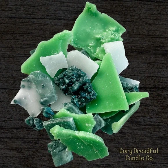 Sea Glass Spell - Wax Melt Brittle Kashmir Woods Helioptrope Black Pepper Scent - Picture 3 of 6